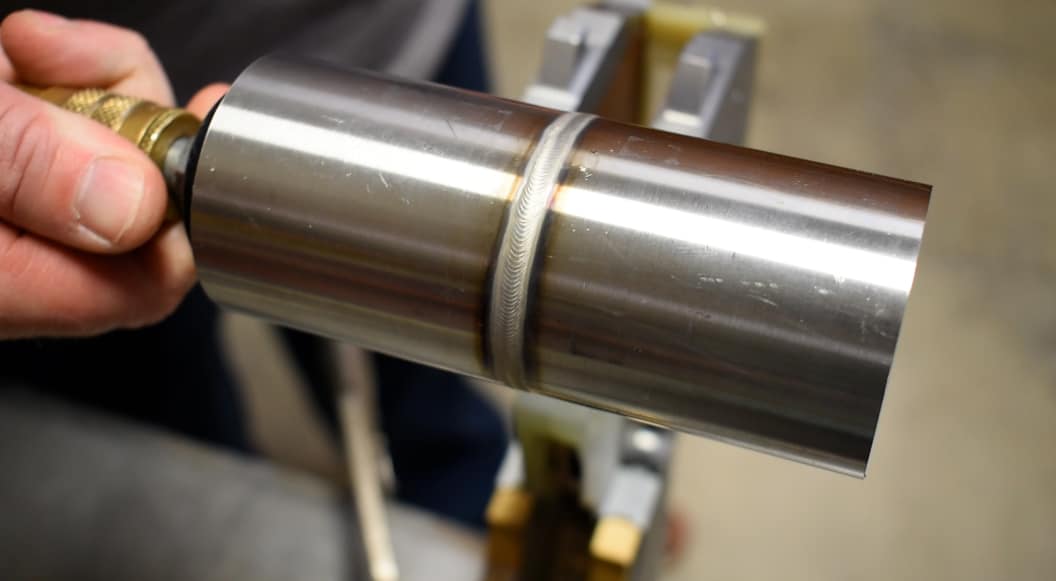 Orbital tube welding